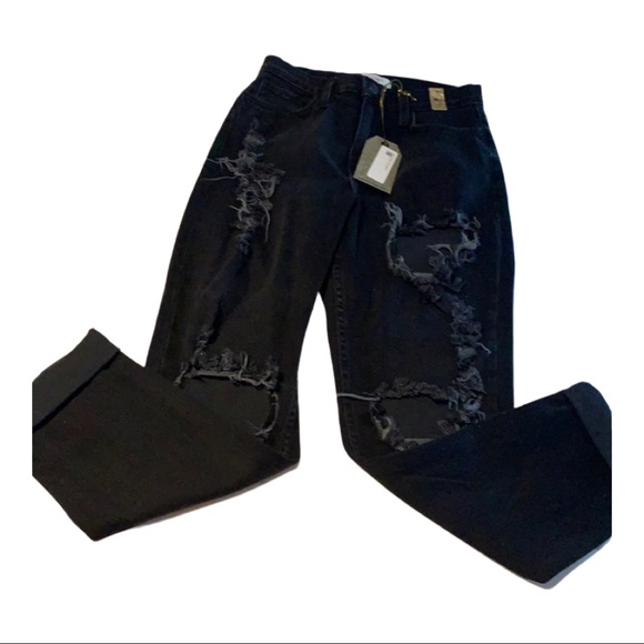 Vibrant Pants - NWT vibrant ripped boyfriend jeans